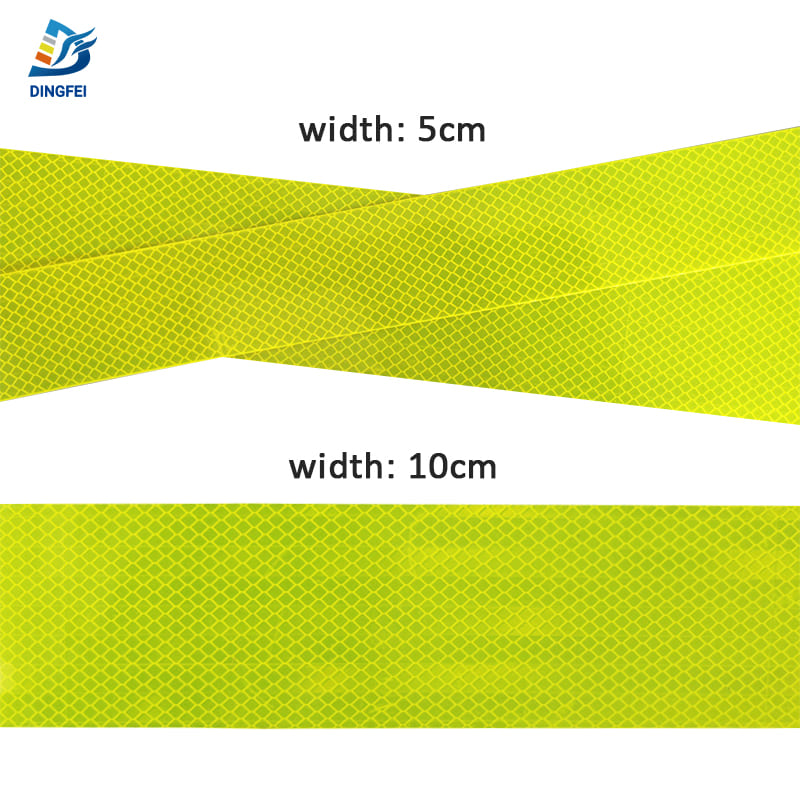 Fluorescent Yellow High Intensity Prismatic Reflective Tape - 